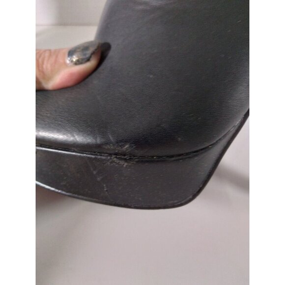 Torrid Ankle Boots Black Quilted High Heels Sz 10 Small Nick On One As Pictured - Picture 7 of 12
